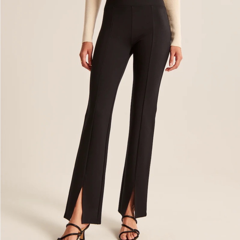 Abercrombie & Fitch Split Hem Flare Pants